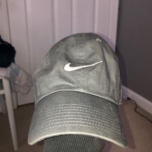 Grey Nike Baseball Style Hat